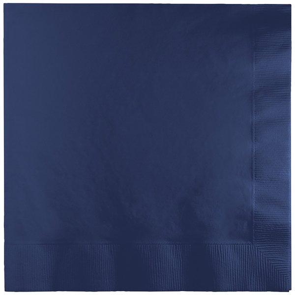 Touch Of Color Navy Blue Napkins 3 ply, 6.5", 500PK 581137B